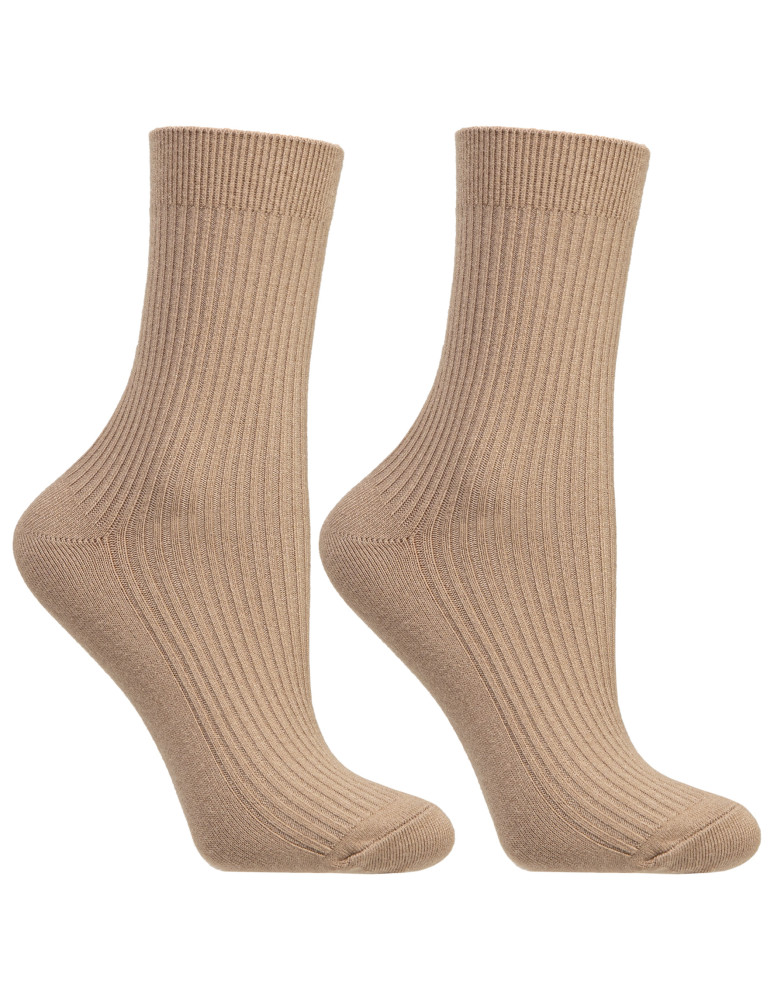 Długie - Skarpetki damski długie prążkowane z wiskozą 5-pak WIELOKOLOROWY  - produkt moraj.pl 4