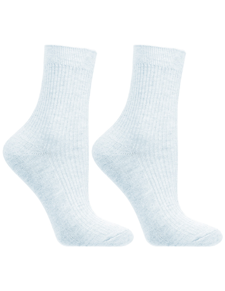 Długie - Skarpetki damskie długie bawełniane w prążek 5-pak WIELOKOLOROWY  - produkt moraj.pl 6