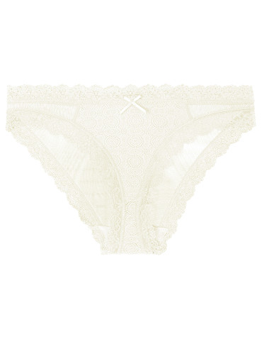 Majtki figi - Majtki damskie mini bikini z koronką i siateczką 6-pak WIELOKOLOROWY - produkt 5