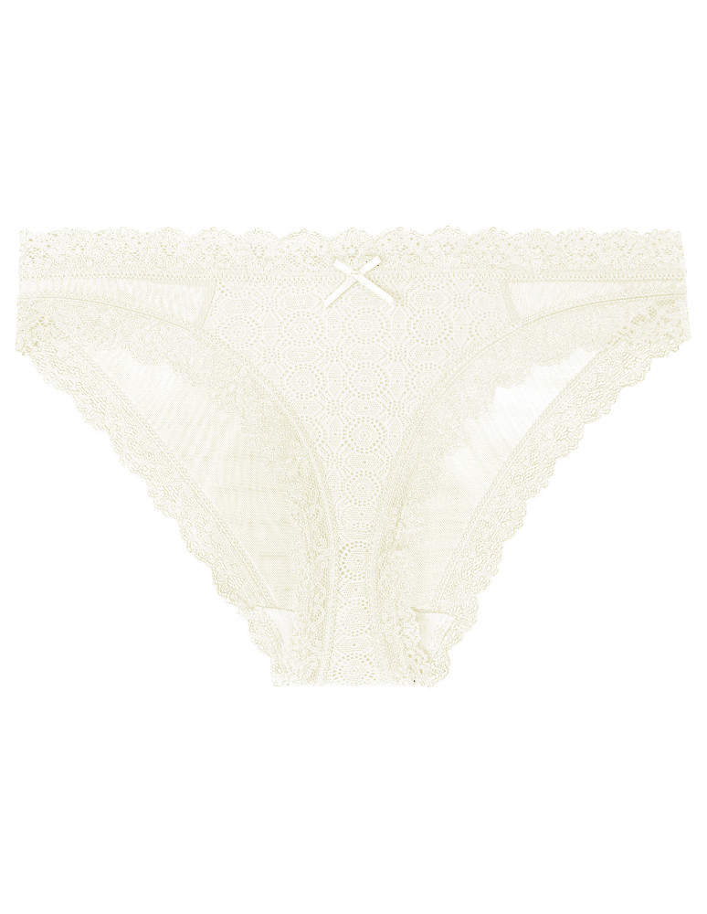 Majtki figi - Majtki damskie mini bikini z koronką i siateczką 6-pak WIELOKOLOROWY - produkt moraj.pl 5