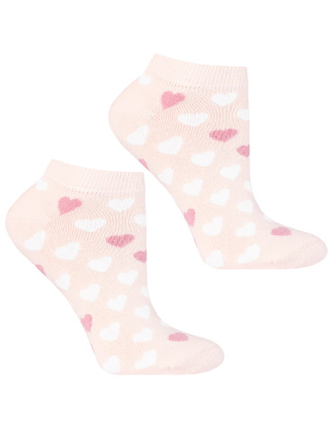 Damskie skarpetki stopki bawełniane wzorzyste 3-pak  - produkt 2