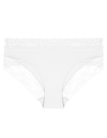 Majtki figi - Damskie majtki figi bikini bawełniane z koronką 4-pak WIELOKOLOROWY - produkt 5