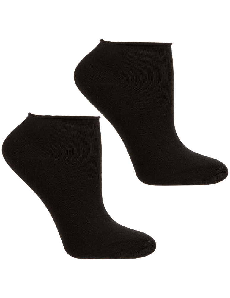 Za kostkę - Skarpetki damskie bezuciskowe gładkie bawełniane WIELOKOLOROWY  - produkt moraj.pl 3