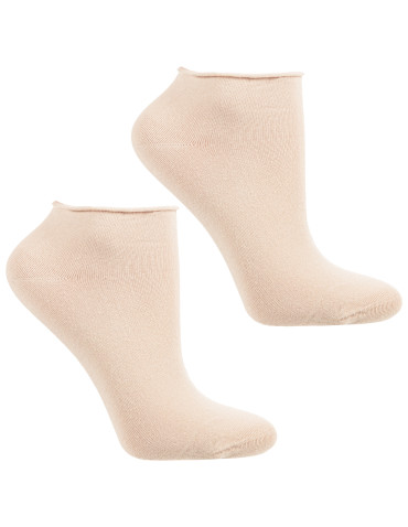 Skarpetki damskie bezuciskowe gładkie bawełniane  - produkt 2