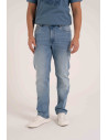 Męskie jeansy klasyczne spodnie JASNY NIEBIESKI 