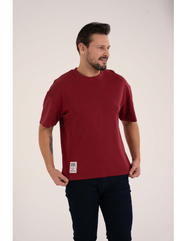 T-shirt męski o luźnym kroju koszulka 100% bawełna