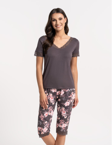Piżama damska dwuczęściowa z wiskozy