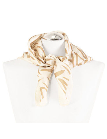 Apaszka damska stylowa z dekoracyjnym akcentem - BEŻOWY  - produkt 2