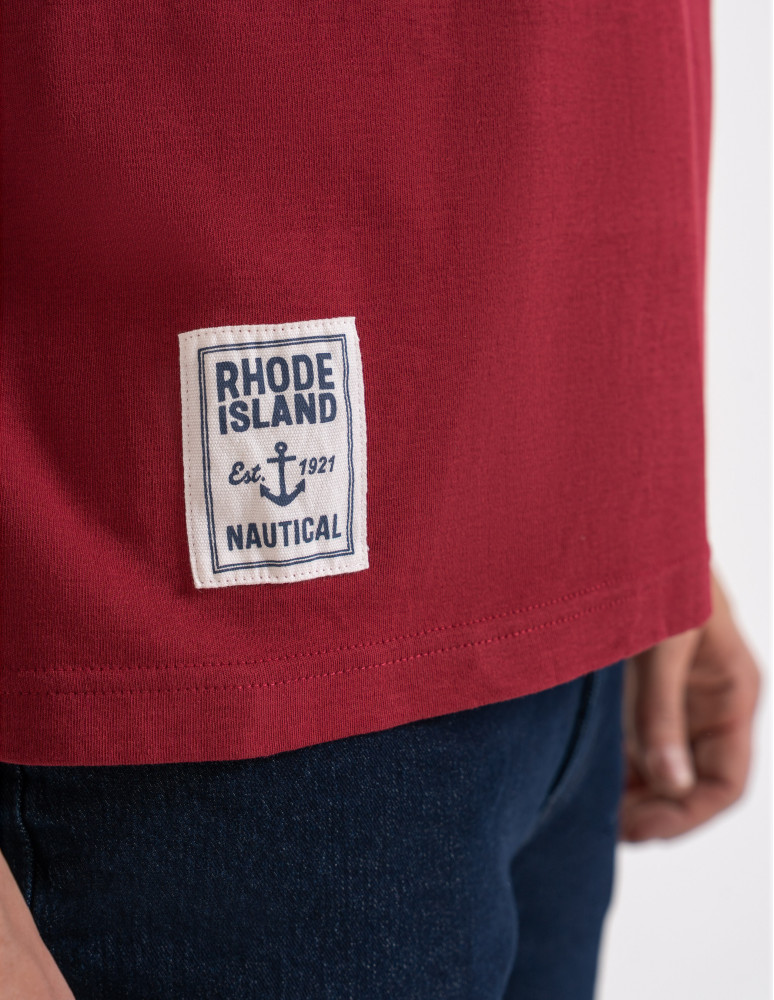 Koszulki i Tank Topy - T-shirt męski o luźnym kroju koszulka 100% bawełna CZERWONY - produkt moraj.pl 6