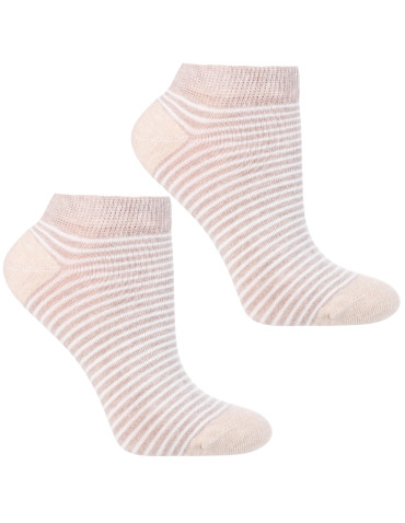 Stopki klasyczne - Skarpetki damskie stopki bawełniane krótkie komfortowe 3-pak WIELOKOLOROWY - produkt 3