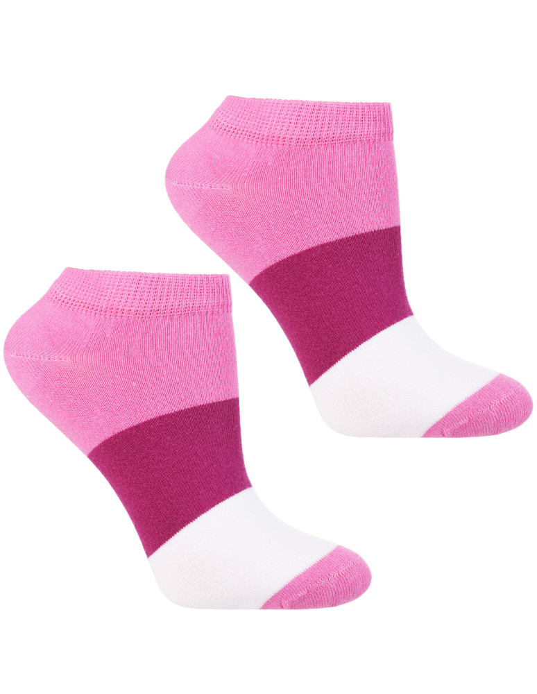 Stopki klasyczne - Skarpety damskie stopki wzorzyste 3-pak WIELOKOLOROWY - produkt moraj.pl 2