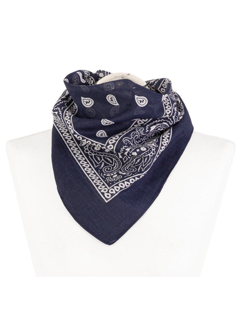 Bandana chusta bawełniana GRANATOWY