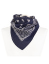 Bandana chusta bawełniana GRANATOWY
