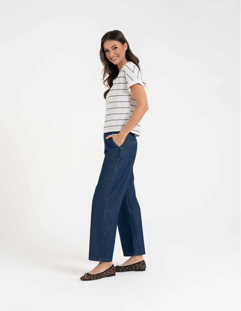 Bluzki i koszule - Bluzka damska z wiskozy o luźniejszym kroju WZÓR 2  - produkt moraj.pl 7