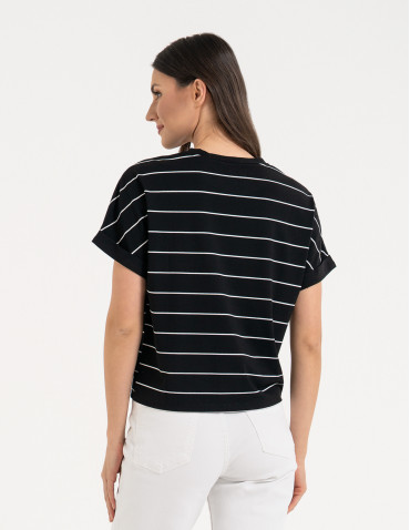 Bluzki i koszule - Bluzka damska z wiskozy o luźniejszym kroju WZÓR 1 - produkt 3