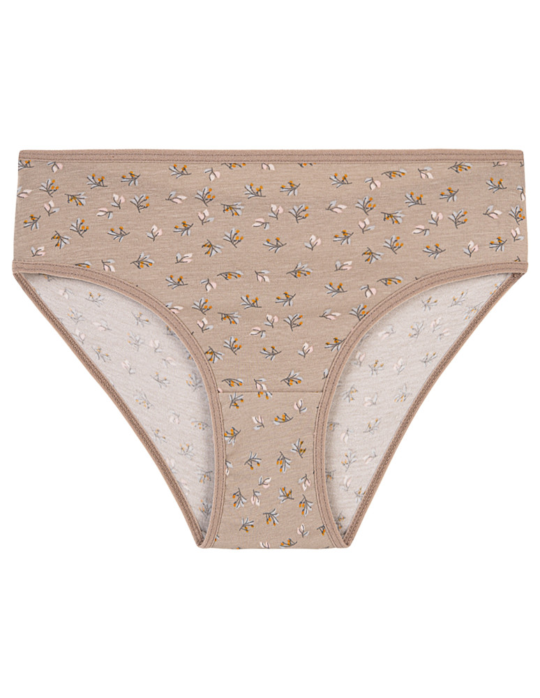 Figi - Figi dziewczęce bawełniane w delikatne wzory 4-pak WIELOKOLOROWY  - produkt moraj.pl 3