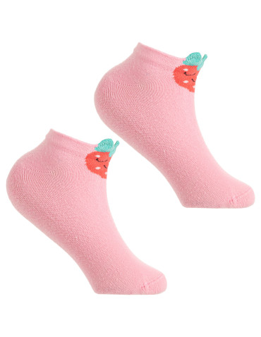 Stopki - Dziewczęce stopki skarpetki z uroczymi wzorami 4-pak WIELOKOLOROWY - produkt 6