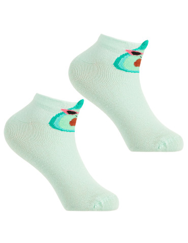 Stopki - Dziewczęce stopki skarpetki z uroczymi wzorami 4-pak WIELOKOLOROWY - produkt 10