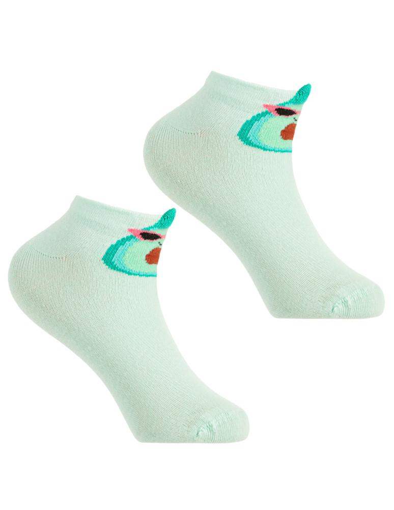 Stopki - Dziewczęce stopki skarpetki z uroczymi wzorami 4-pak WIELOKOLOROWY  - produkt moraj.pl 10