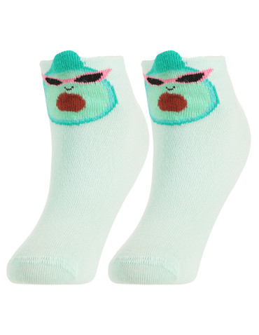 Stopki - Dziewczęce stopki skarpetki z uroczymi wzorami 4-pak WIELOKOLOROWY - produkt 9