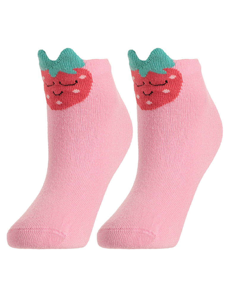 Stopki - Dziewczęce stopki skarpetki z uroczymi wzorami 4-pak WIELOKOLOROWY  - produkt moraj.pl 5