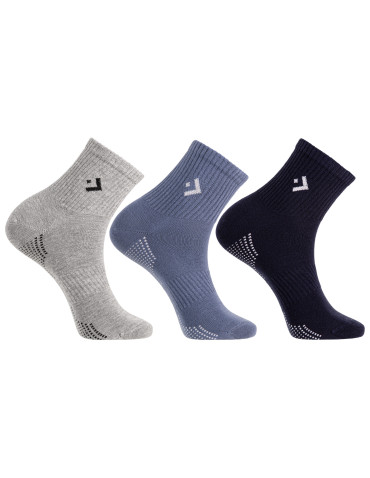 Skarpety męskie bawełniane w delikatny prążek 3-pak - produkt 2