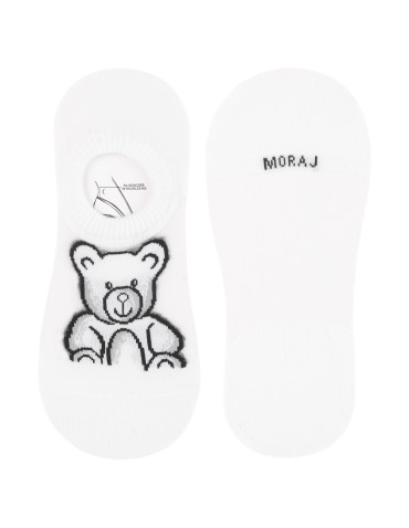 Niskie stopki - Skarpetki damskie niskie stopki bawełniane z misiami 3-pak WIELOKOLOROWY - produkt 4