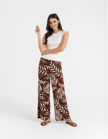 Bluzki i koszule - Bluzka damska prążkowana z krótkim rękawem cap sleeve BIAŁY - produkt 5