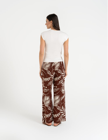 Bluzki i koszule - Bluzka damska prążkowana z krótkim rękawem cap sleeve BIAŁY - produkt 7