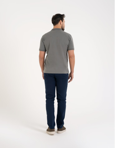 Polo - Męska koszulka polo z krótkim rękawem SZARY - produkt 6