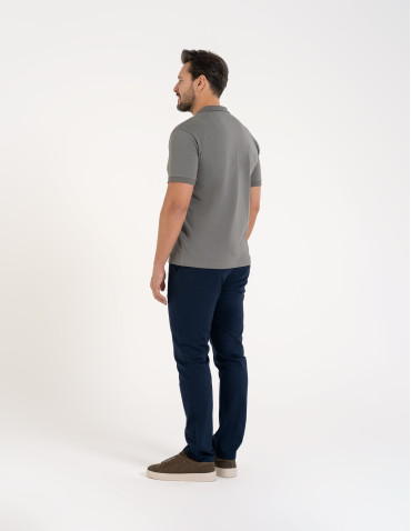 Polo - Męska koszulka polo z krótkim rękawem SZARY - produkt 5