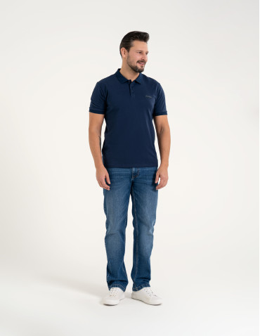 Polo - Męska koszulka polo z krótkim rękawem GRANATOWY - produkt 8