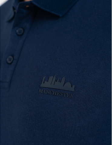 Polo - Męska koszulka polo z krótkim rękawem GRANATOWY - produkt 3