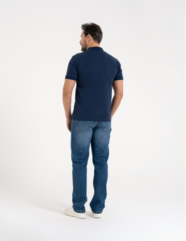 Polo - Męska koszulka polo z krótkim rękawem GRANATOWY - produkt 7