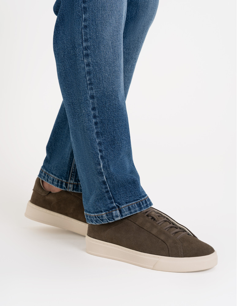 Spodnie męskie - Męskie jeansy klasyczne spodnie NIEBIESKI  - produkt moraj.pl 5