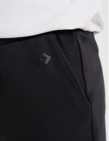 Spodnie dresowe - Spodnie męskie dresowe bawełniane z kieszeniami CZARNY - produkt 10