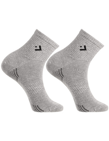 Skarpetki za kostkę - Skarpety męskie bawełniane w delikatny prążek 3-pak WIELOKOLOROWY - produkt 3