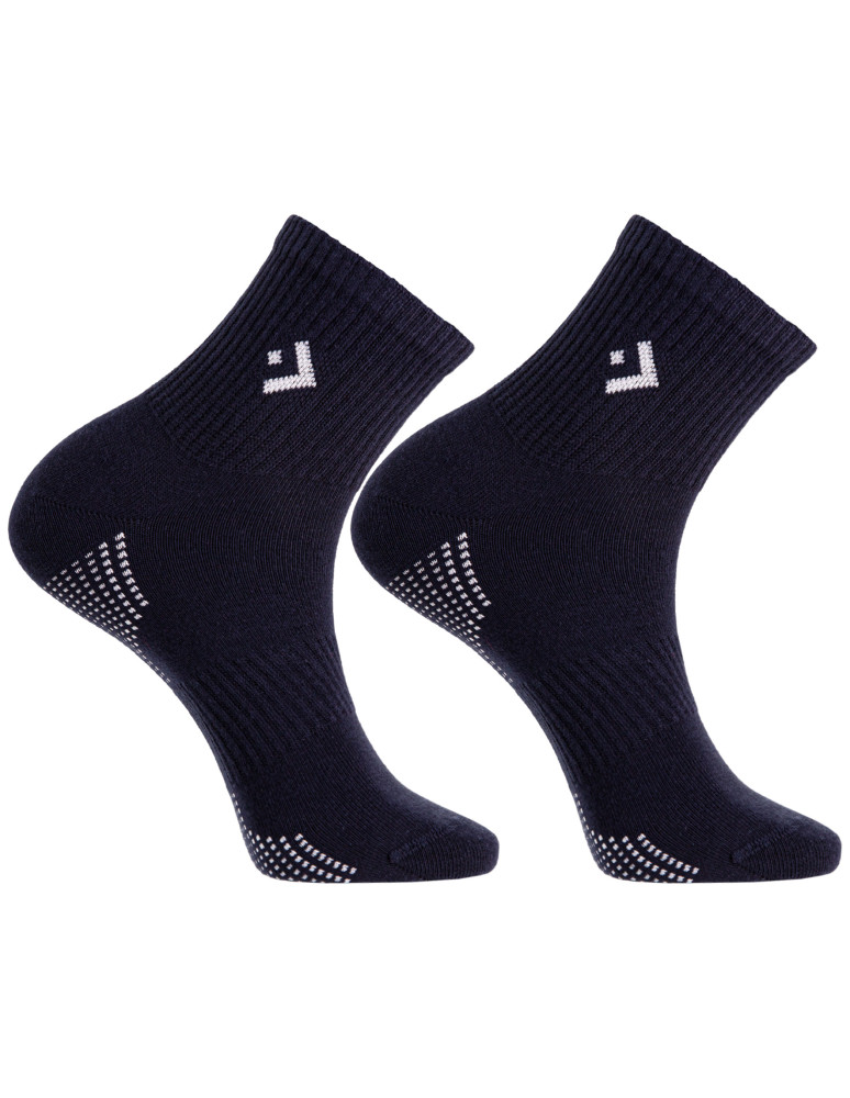 Skarpetki za kostkę - Skarpety męskie bawełniane w delikatny prążek 3-pak WIELOKOLOROWY  - produkt moraj.pl 4