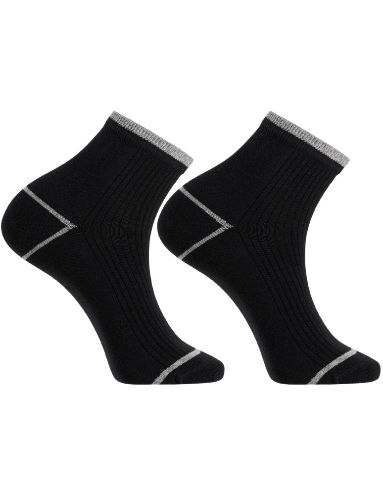 Skarpetki za kostkę - Skarpetki męskie za kostkę klasyczne bawełniane 3-pak WIELOKOLOROWY - produkt moraj.pl 3