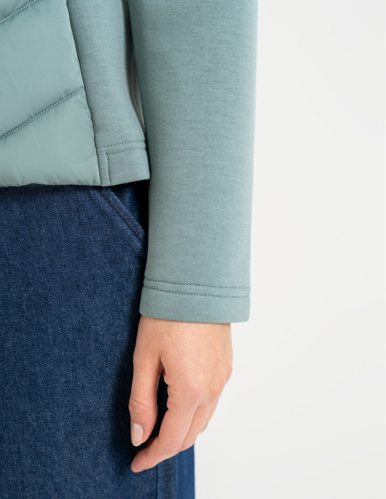 Kurtki i kamizelki - Kurtka damska przejściowa z kapturem JASNY ZIELONY  - produkt moraj.pl 11