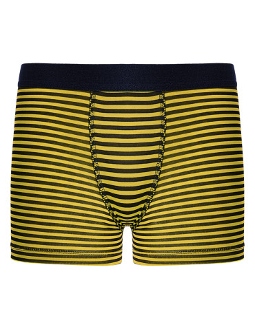 Bokserki - Bokserki chłopięce bawełniane kolorowe w paski 4-pak WIELOKOLOROWY - produkt 3