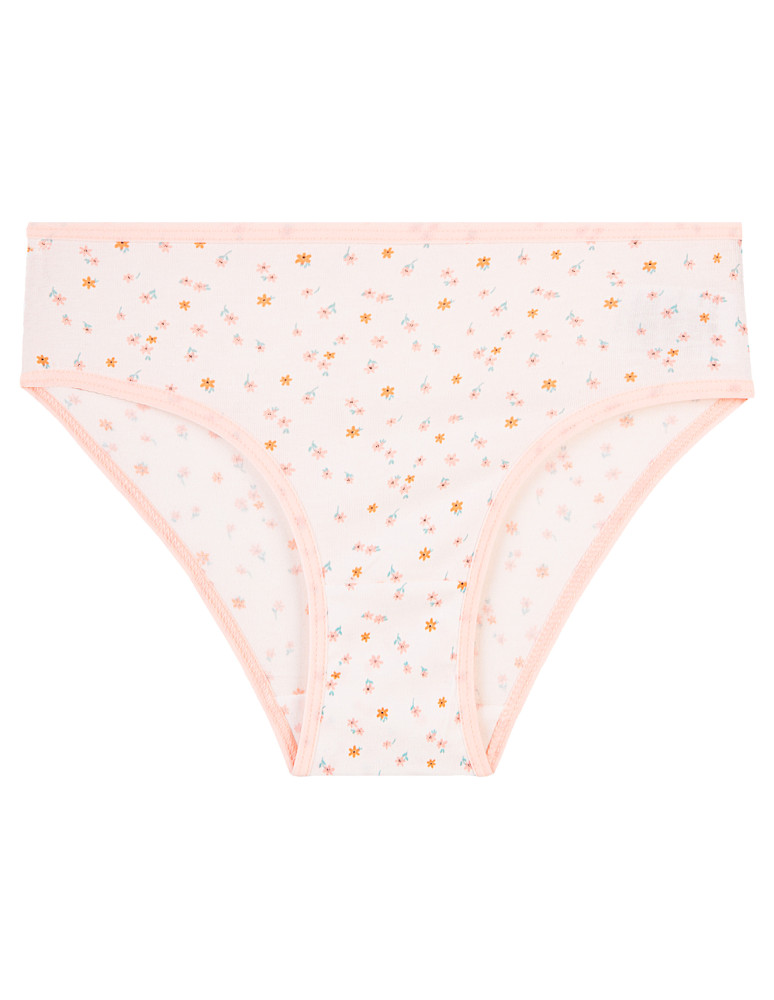 Figi - Figi dziewczęce bawełniane klasyczne 4-pak WIELOKOLOROWY  - produkt moraj.pl 2