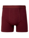 Majtki bokserki męskie z wydłużoną nogawką CZERWONY