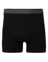 Majtki bokserki męskie z wydłużoną nogawką CZARNY