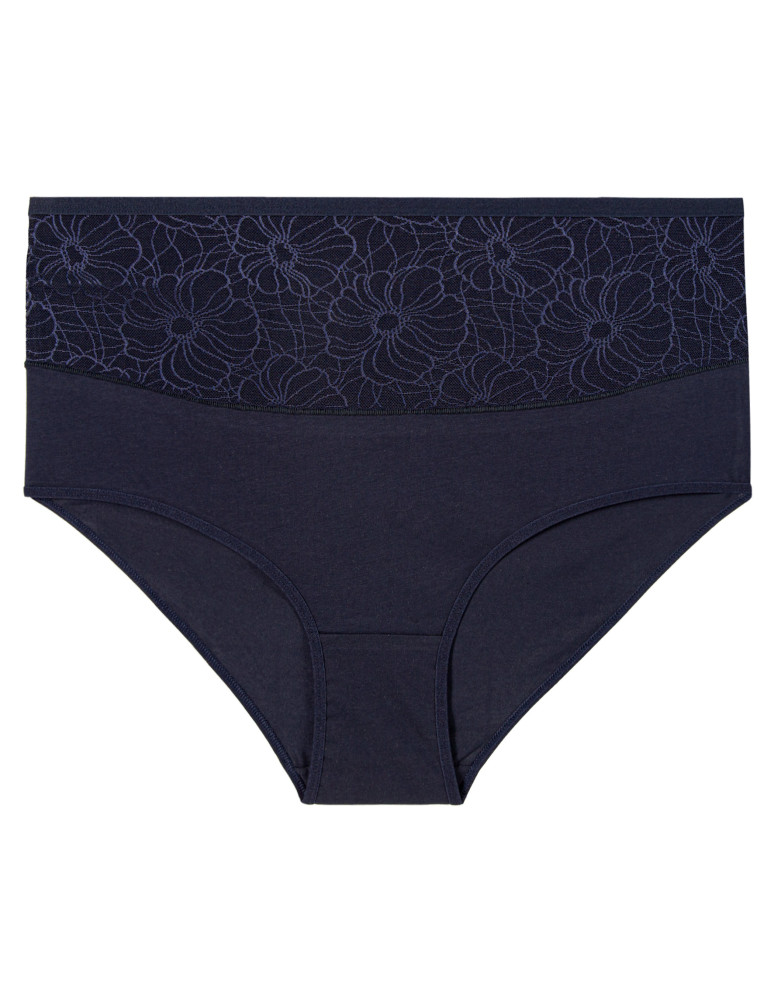 Majtki z wysokim stanem - Majtki damskie maxi bikini Plus Size z koronką 6-pak WIELOKOLOROWY  - produkt moraj.pl 2