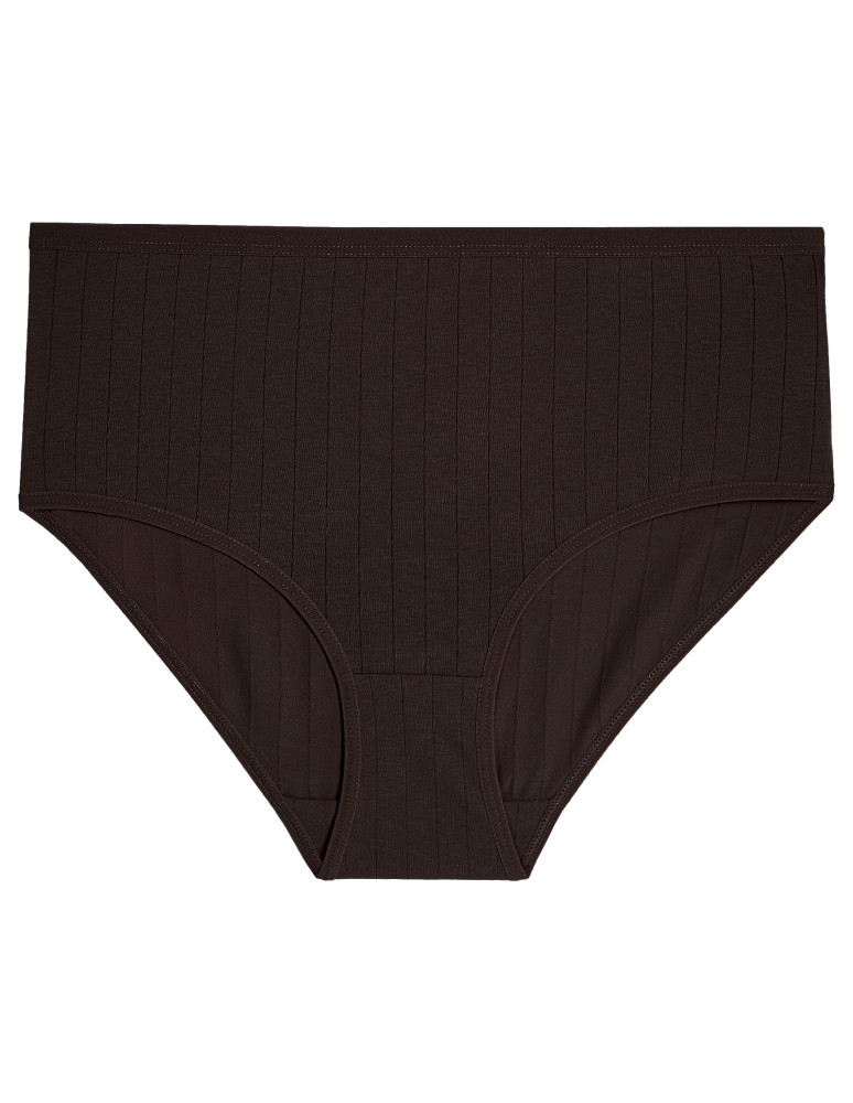 Majtki figi - Majtki damskie maxi bikini w prążek Plus Size 6-pak WIELOKOLOROWY  - produkt moraj.pl 2