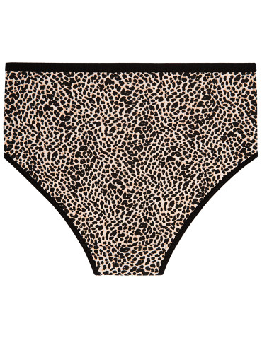 Majtki figi - Majtki damskie maxi bikini w prążek Plus Size 6-pak WIELOKOLOROWY - produkt 4