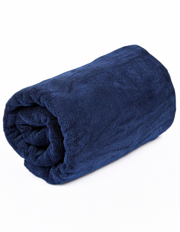 Mikrofibra - Mały ręcznik z mikrofibry 50x100 cm GRANATOWY - produkt 1