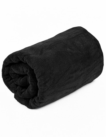 Mikrofibra - Mały ręcznik z mikrofibry 50x100 cm CZARNY - produkt 1