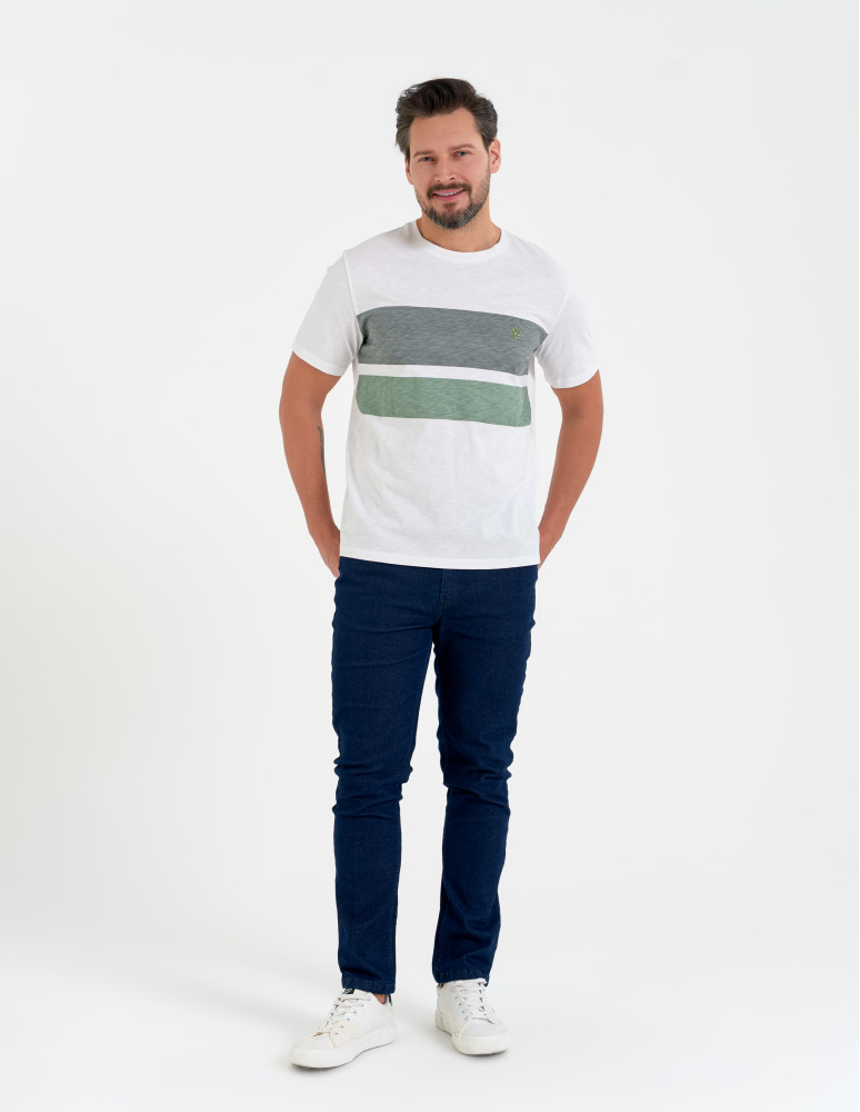 Koszulki z krótkim rękawem - T-shirt męski bawełniany z krótkim rękawem WZÓR 2 - produkt moraj.pl 5